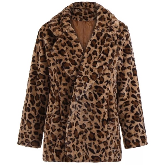 💋CATWALK”💋Factory Second💋Leopard Print Coat - Picture 4 of 8